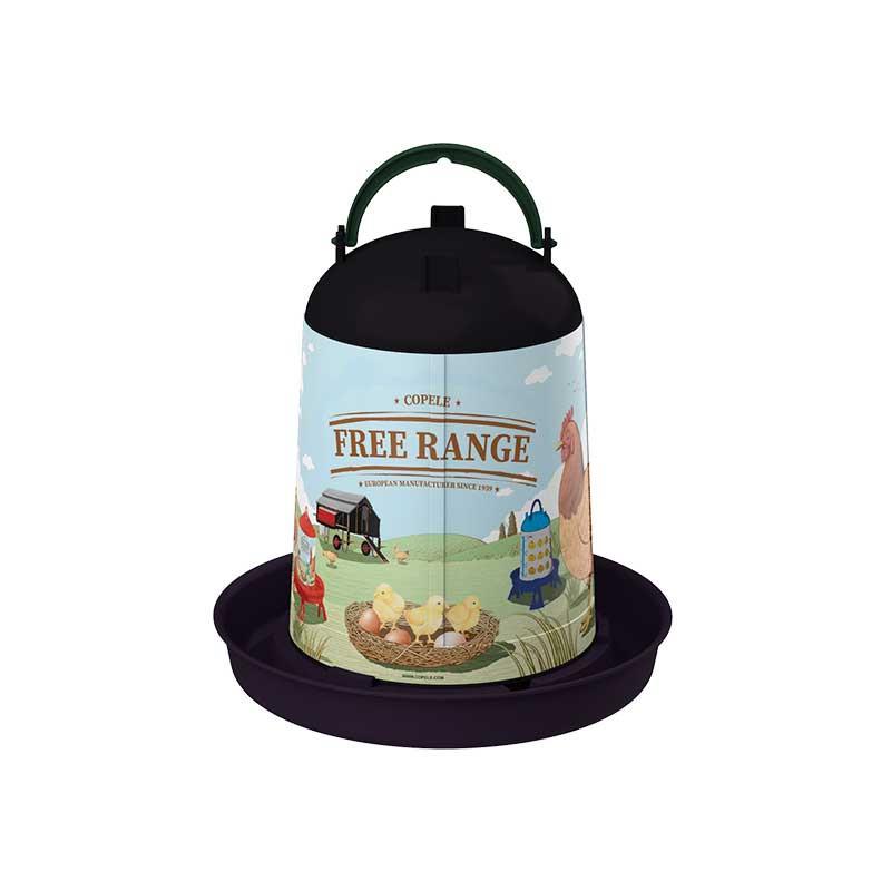 Eco Recycled Poultry Drinker "Free-Range" 5L - Recycled