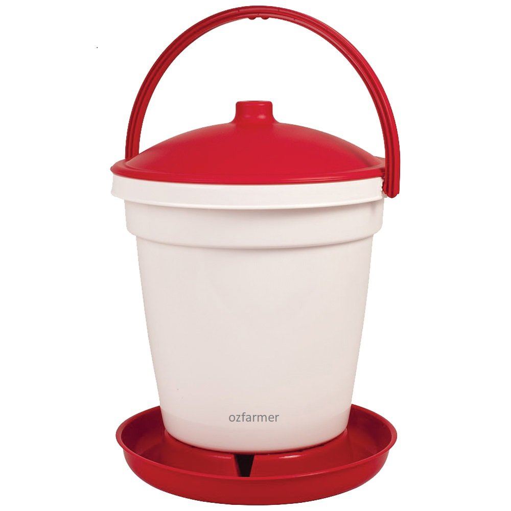 18l Poultry Drinker Bucket Waterer