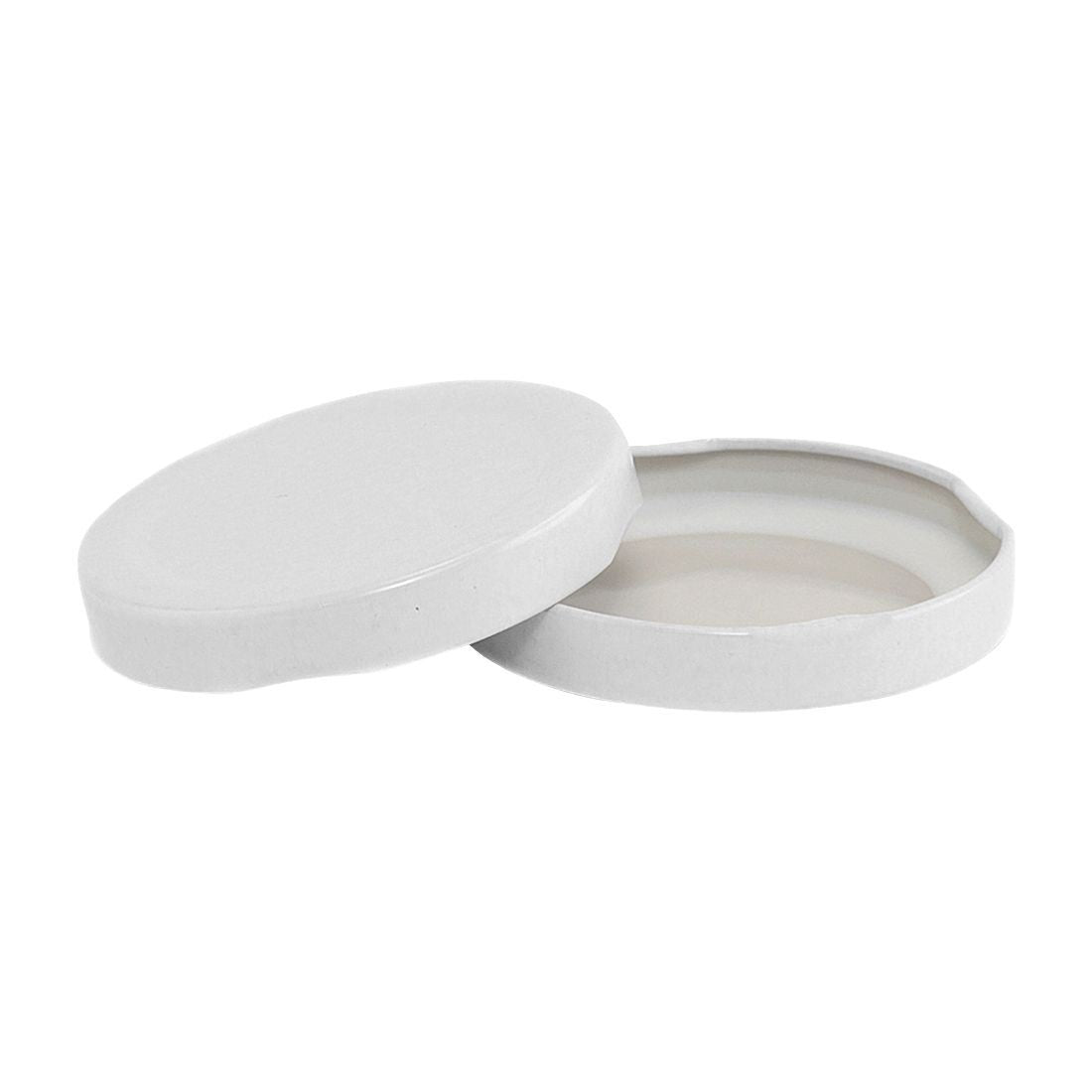 50 x 58mm TWIST TOP Lids WHITE