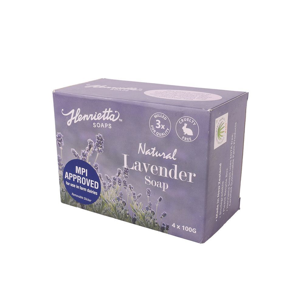 Henrietta Oatmeal Soap Lavender 4pk