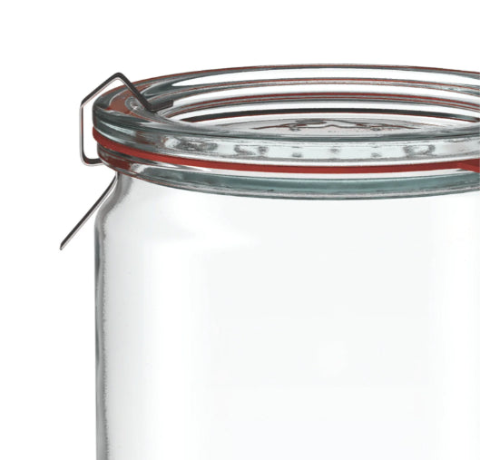 6 X 1040ml WECK Cylinder COMPLETE