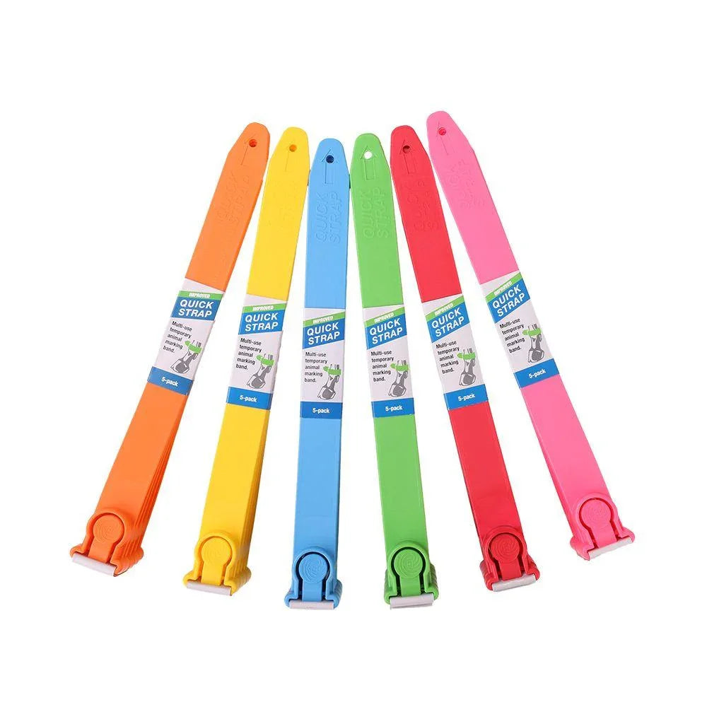 Leg Quick Strap Red 5-Pack