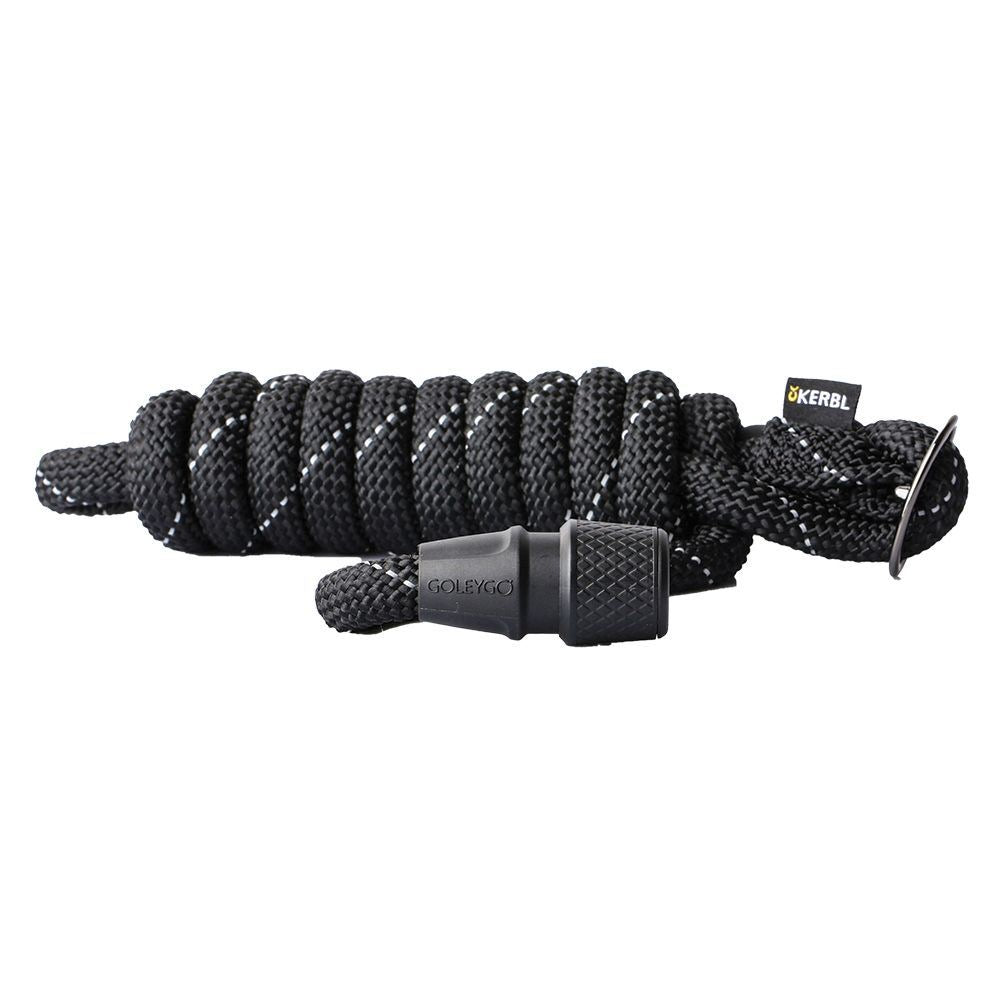 GoLeyGo Dog Leash cpt Sm Rope Black