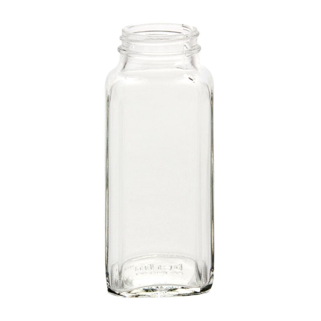 Bell 8oz Dairy French Square Bottles with metal lids - Case of 84 - OzFarmer