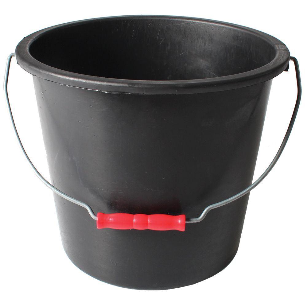 Calf Bucket Plastic Black 9L - OzFarmer
