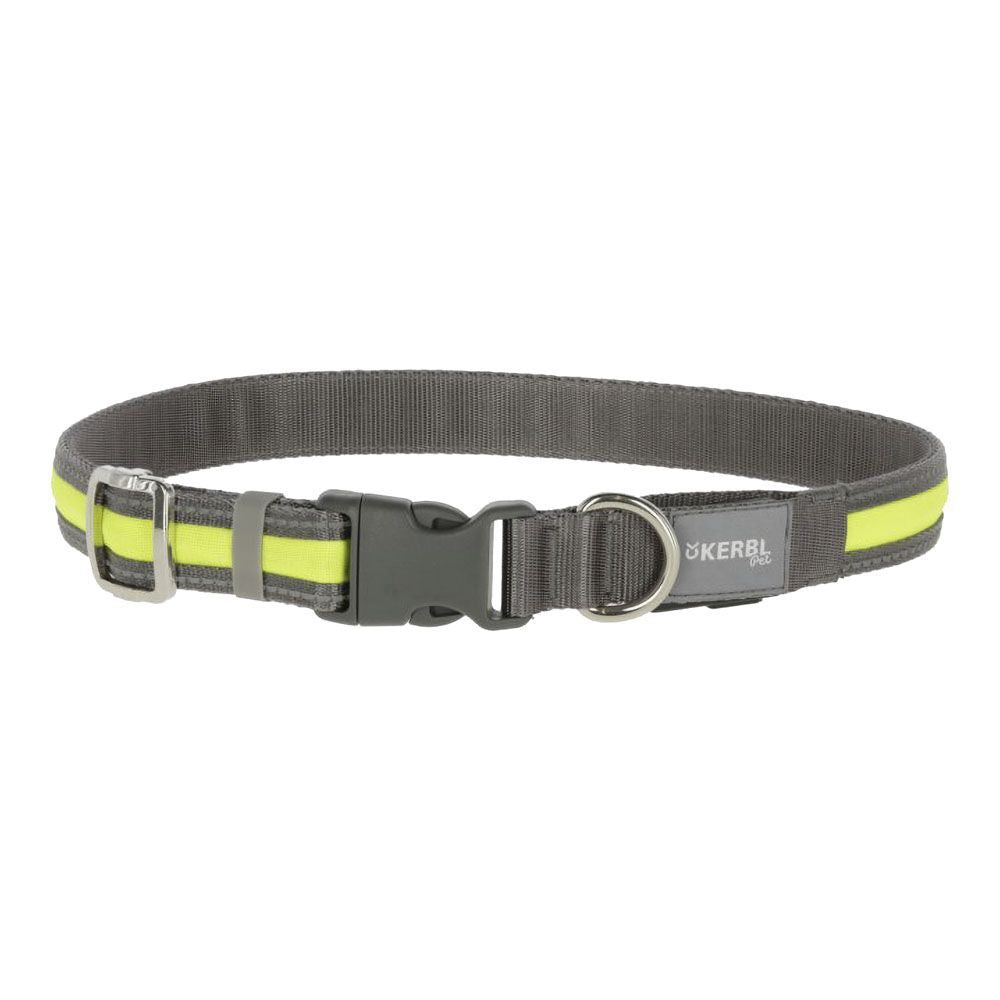 Dog Collar LED Flashing M/L 45-65cm 25mm