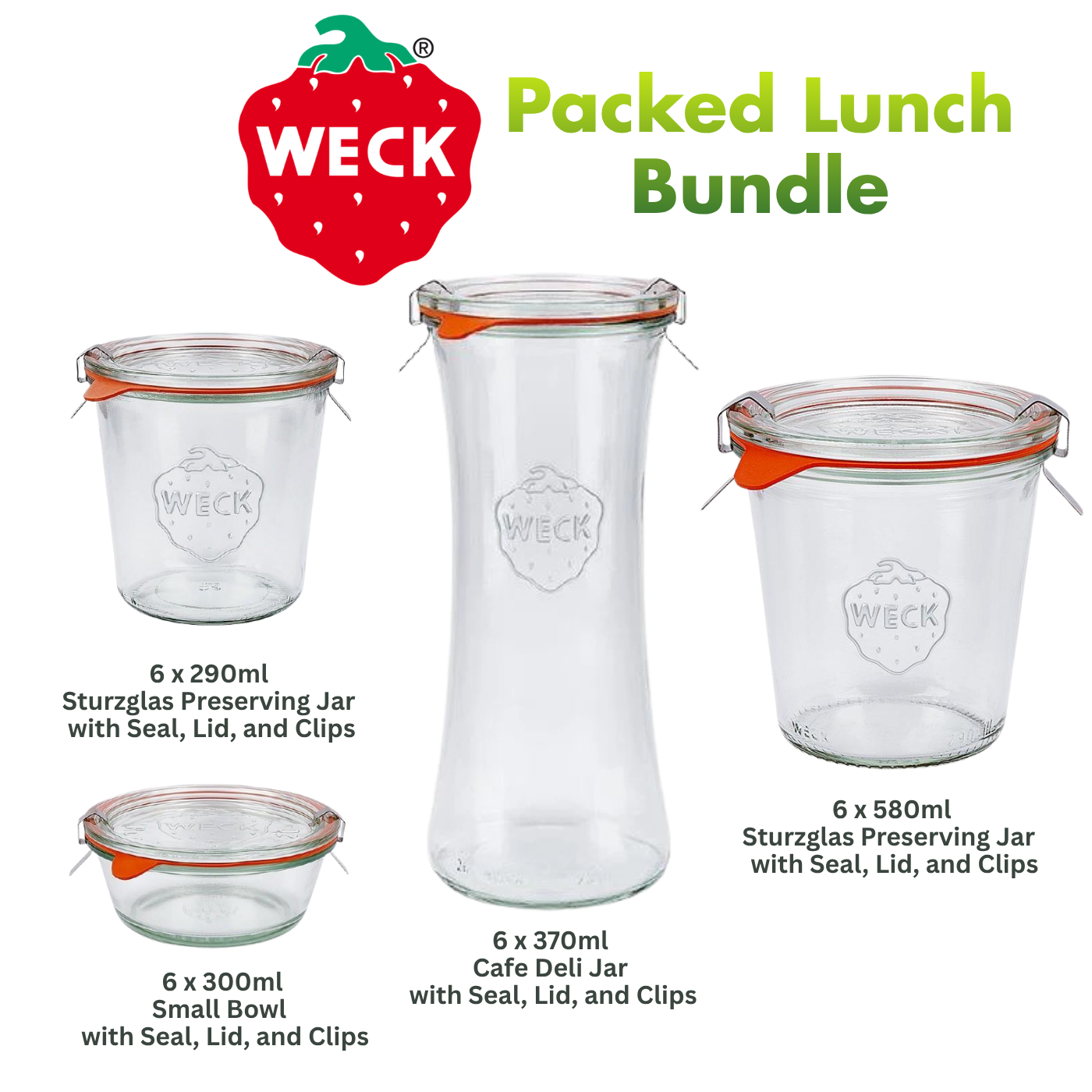Weck Packed Lunch Bundle