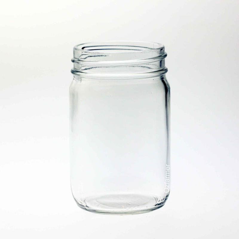 12 x Bell Mason 12oz Smooth Economy Regular Mouth Jars Lids not Included