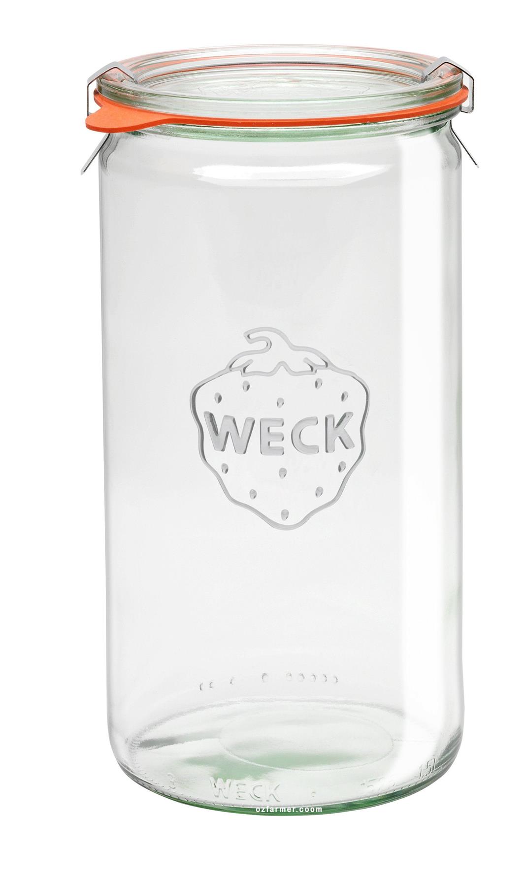 6 X 1.5 Litre Cylinder Jar COMPLETE
