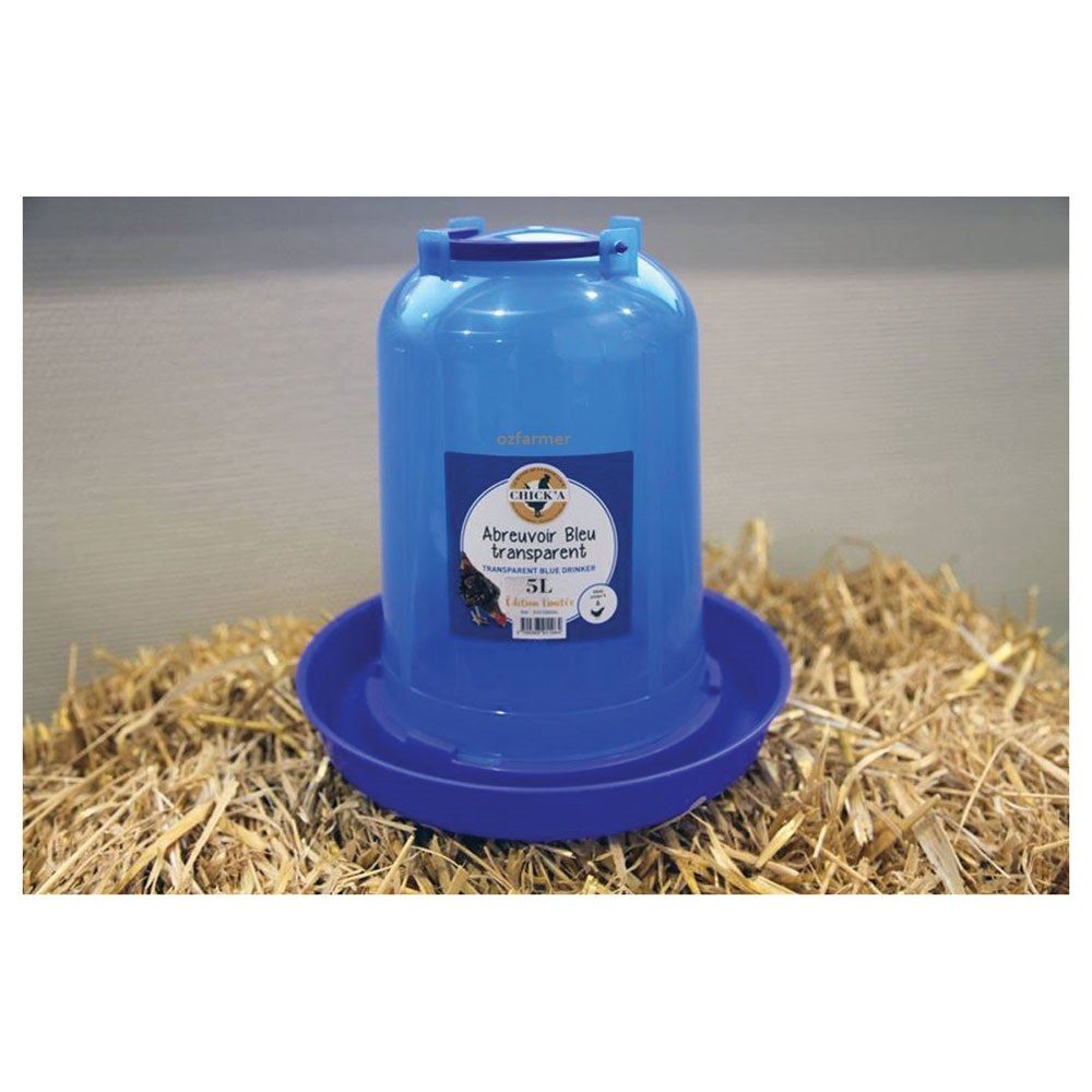 Poultry / Chicken drinker / water feeder Transparent 5l