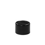 24mm Matt Plastic Lid with Liner - Black -suits Woozy Bottles