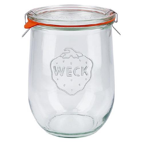 1 X 1062ml WECK Tulip Jar COMPLETE
