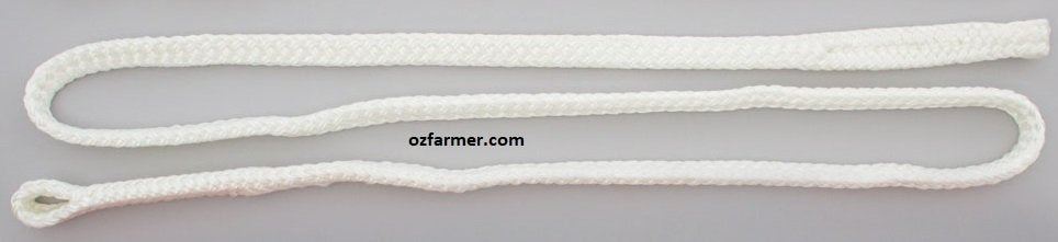 Calving Rope Flat Braid 12mm White