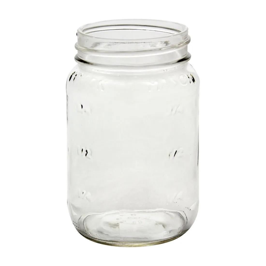 16 oz Square Mason Jars Lids not included