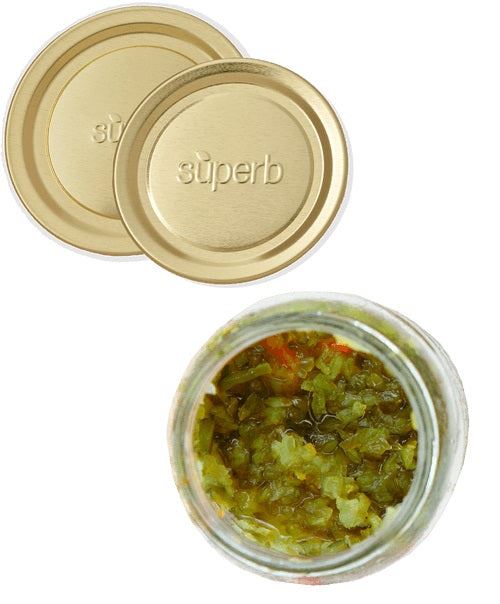 Regular Mouth 70mm Superb Canning Lids Pack of 60 MADE IN USA