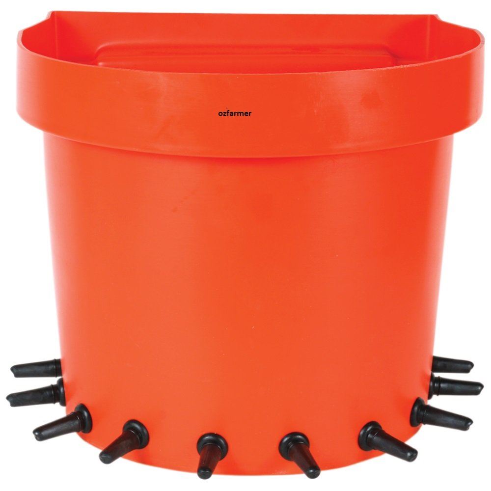 Lamb Kid Feeding Bucket 10-place Rail Hang Automatic Lamb Kid Feeder