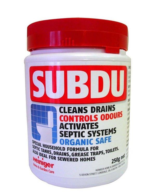 Heiniger SUBDU Organic Safe Drain and Septic treatment 1kg pack