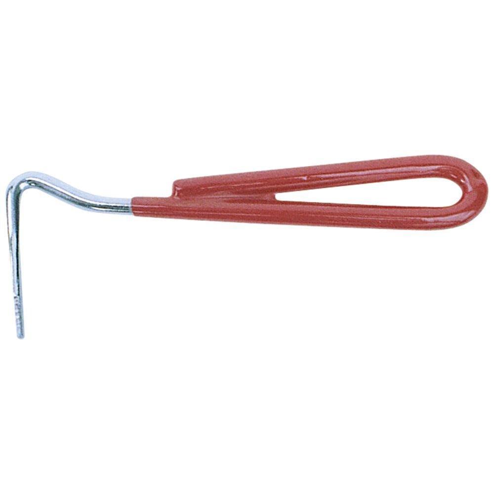 Hoof Pick Nickel-plated (red handle) - OzFarmer