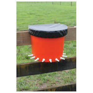 Lamb Kid Feeding Bucket 10-place Rail Hang Automatic Lamb Kid Feeder - OzFarmer