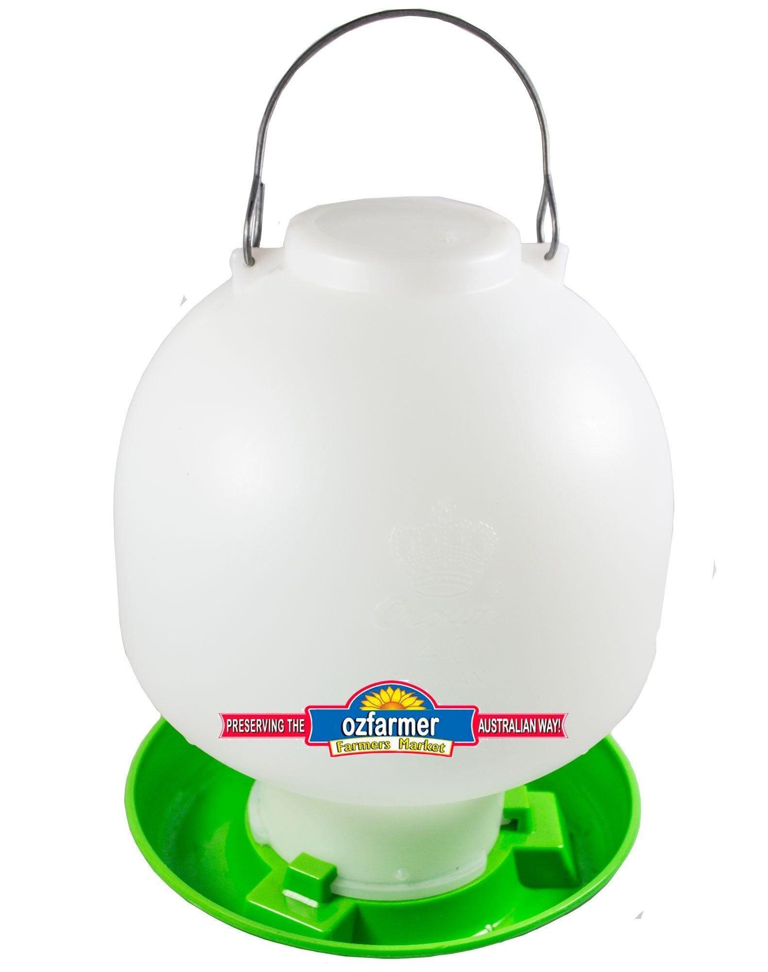 Large Poultry water drinker Crown Ball 2.5l - OzFarmer