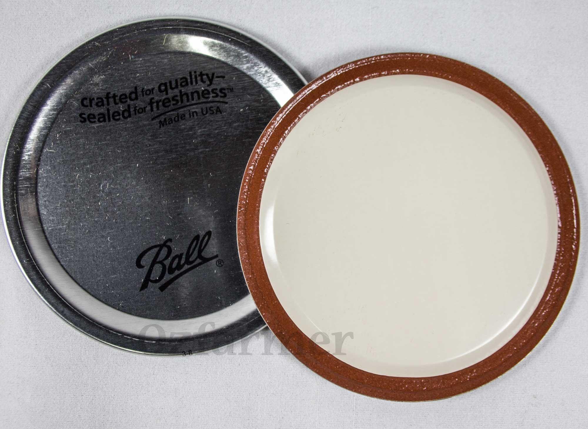 Lid (No Band) WIDE Mouth – Single Lid Only - OzFarmer