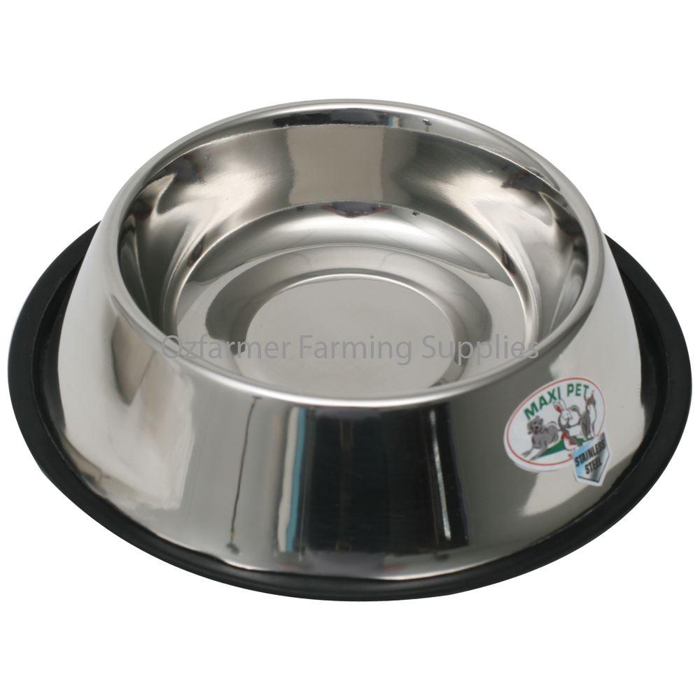 Pet Bowl Stainless Non-tip 14cm - OzFarmer