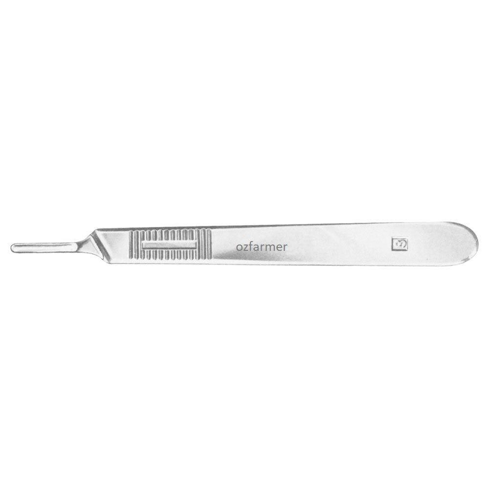 Scalpel Handle Rigid / non folding Number 4 - OzFarmer