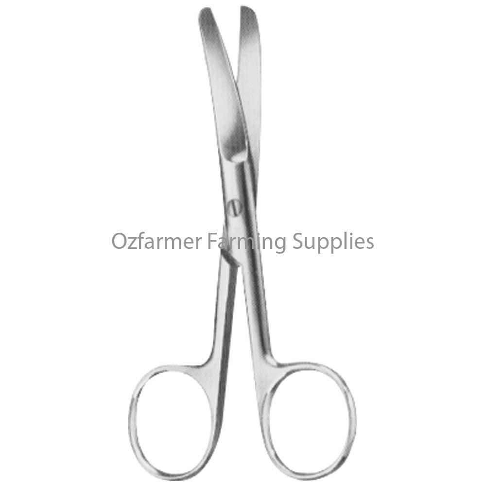 Scissors Blunt Blunt Curved 175mm - OzFarmer