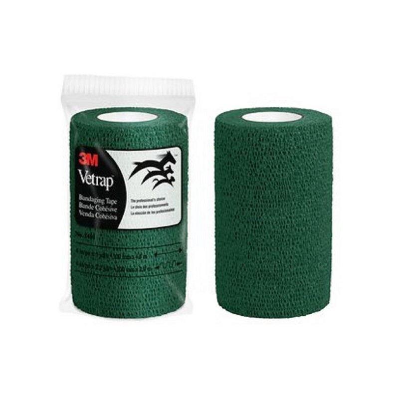 Vetrap Superior Cohesive Elastic Bandage 10cm wide 3M USA Made GREEN - OzFarmer
