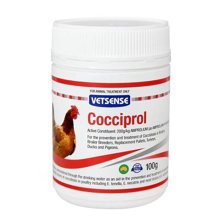 Vetsense Cocciprol 100g Amprolium for Coccidiosis in Poultry