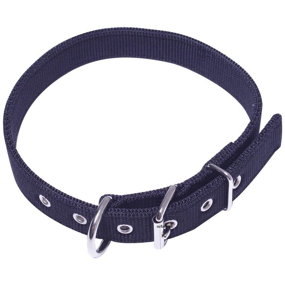 Webbing Collar for Dog / Sheep/ Goat size 3 56cm(22in) Black